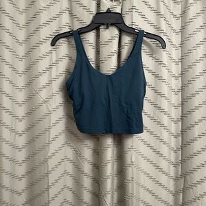 Lululemon Align Tank top cropped size 6 Color: dark teal blue